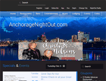 Tablet Screenshot of anchoragenightout.com
